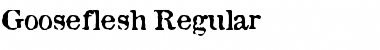 Download Gooseflesh Font Download Gooseflesh Font