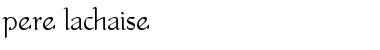 Download pere_lachaise Font Download pere_lachaise Font