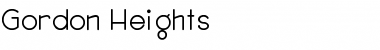 Download Gordon Heights Font Download Gordon Heights Font