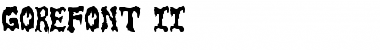 Download GoreFont Font Download GoreFont Font