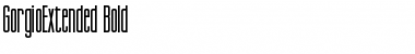 Download GorgioExtended Font Download GorgioExtended Font