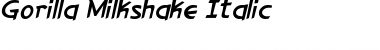 Download Gorilla Milkshake Font Download Gorilla Milkshake Font