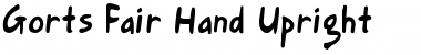 Download Gort's Fair Hand Upright Font Download Gort's Fair Hand Upright Font