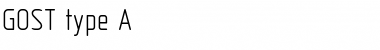 Download GOST type A Font Download GOST type A Font