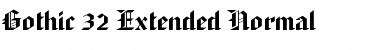 Download Gothic 32 Extended Font Download Gothic 32 Extended Font