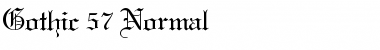 Download Gothic 57 Font Download Gothic 57 Font