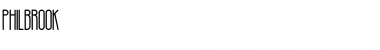 Download PHILBROOK Font Download PHILBROOK Font