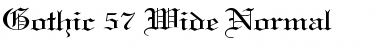Download Gothic 57 Wide Font Download Gothic 57 Wide Font