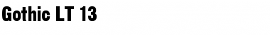 Download Gothic LT 13 Font Download Gothic LT 13 Font