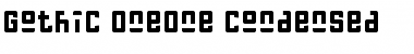 Download Gothic OneOne Condensed Font Download Gothic OneOne Condensed Font