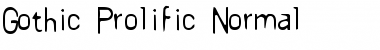 Download Gothic Prolific Font Download Gothic Prolific Font