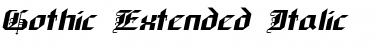 Download GothicExtended Font Download GothicExtended Font
