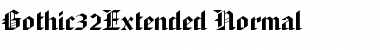 Download Gothic32Extended Font Download Gothic32Extended Font