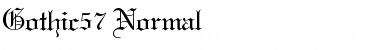 Download Gothic57 Font Download Gothic57 Font