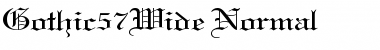 Download Gothic57Wide Font Download Gothic57Wide Font