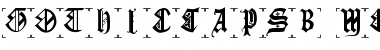 Download GothicCapsB Font Download GothicCapsB Font