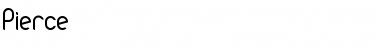 Download Pierce Font Download Pierce Font