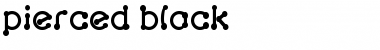 Download pierced Font Download pierced Font