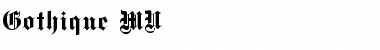 Download Gothique MN Font Download Gothique MN Font