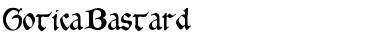 Download GoticaBastard Font Download GoticaBastard Font