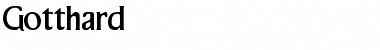 Download Gotthard Font Download Gotthard Font