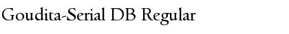 Download Goudita-Serial DB Font Download Goudita-Serial DB Font