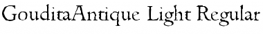 Download GouditaAntique-Light Font Download GouditaAntique-Light Font