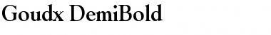 Download Goudx-DemiBold Font Download Goudx-DemiBold Font