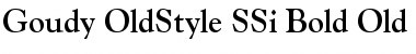 Download Goudy OldStyle SSi Font Download Goudy OldStyle SSi Font