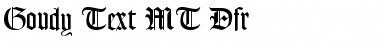 Download Goudy Text MT Dfr Font Download Goudy Text MT Dfr Font