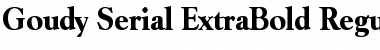 Download Goudy-Serial-ExtraBold Font Download Goudy-Serial-ExtraBold Font