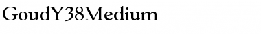 Download GoudY38Medium Font Download GoudY38Medium Font