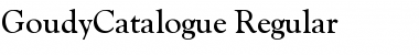 Download GoudyCatalogue Font Download GoudyCatalogue Font