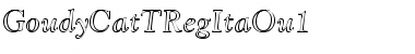 Download GoudyCatTRegItaOu1 Font Download GoudyCatTRegItaOu1 Font