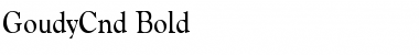 Download GoudyCnd-Bold Font Download GoudyCnd-Bold Font