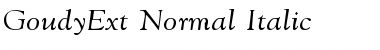Download GoudyExt-Normal-Italic Font Download GoudyExt-Normal-Italic Font
