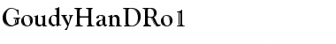 Download GoudyHanDRo1 Font Download GoudyHanDRo1 Font