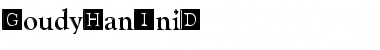 Download GoudyHanIniD Font Download GoudyHanIniD Font