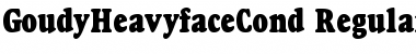 Download GoudyHeavyfaceCond Font Download GoudyHeavyfaceCond Font