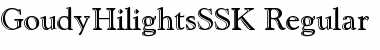 Download GoudyHilightsSSK Font Download GoudyHilightsSSK Font