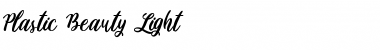 Download Plastic Beauty Light Font Download Plastic Beauty Light Font