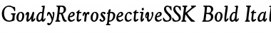 Download GoudyRetrospectiveSSK Font Download GoudyRetrospectiveSSK Font