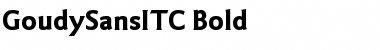 Download GoudySansITC Font Download GoudySansITC Font