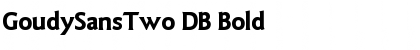 Download GoudySansTwo DB Font Download GoudySansTwo DB Font