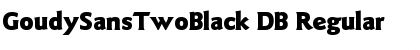 Download GoudySansTwoBlack DB Font Download GoudySansTwoBlack DB Font