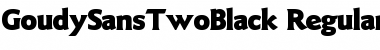 Download GoudySansTwoBlack Font Download GoudySansTwoBlack Font