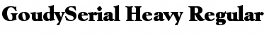 Download GoudySerial-Heavy Font Download GoudySerial-Heavy Font