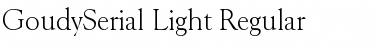 Download GoudySerial-Light Font Download GoudySerial-Light Font