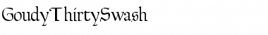 Download GoudyThirtySwash Font Download GoudyThirtySwash Font
