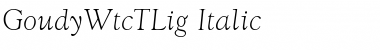 Download GoudyWtcTLig Font Download GoudyWtcTLig Font